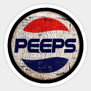 PEEPS or PEPSI Sticker